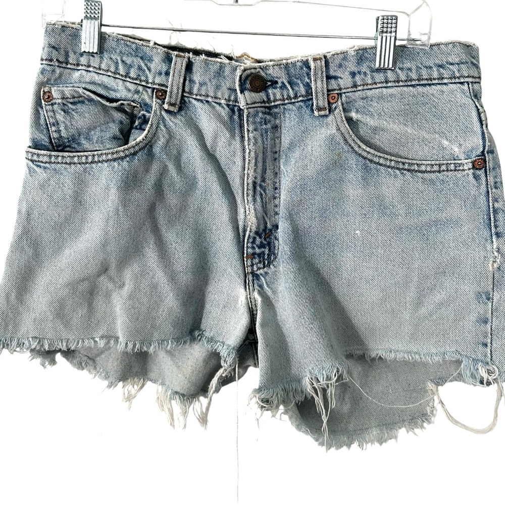 Levi's Women's Vintage Light Wash Shorts in Size 31